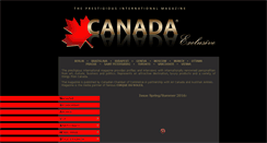 Desktop Screenshot of canadaexclusive.com